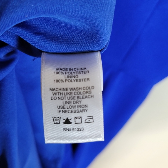 NWOT Cece Royal Blue Cut Out Dress, Size 2 - Picture 5 of 5